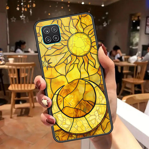 Samsung Galaxy A12 Nacho Cover - Celestial Starry Universe Series - HQ Ultra Shine Premium Infinity Glass Soft Silicon Borders Case