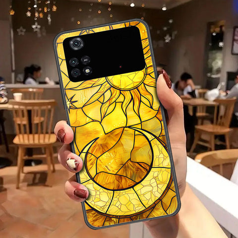 Xiaomi Poco M4 Pro Cover - Celestial Starry Universe Series - HQ Ultra Shine Premium Infinity Glass Soft Silicon Borders Case