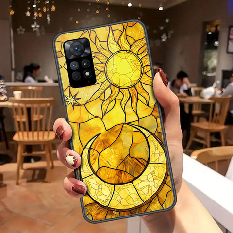 Xiaomi Redmi Note 11 Pro Cover - Celestial Starry Universe Series - HQ Ultra Shine Premium Infinity Glass Soft Silicon Borders Case