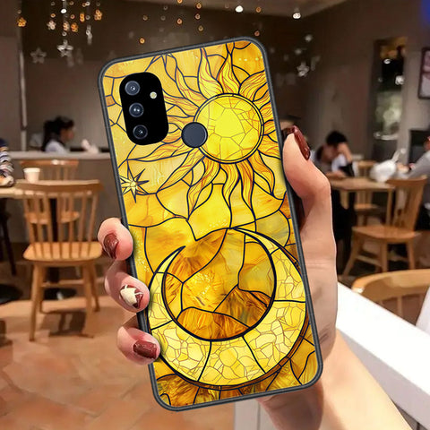 OnePlus Nord N100 Cover - Celestial Starry Universe Series - HQ Ultra Shine Premium Infinity Glass Soft Silicon Borders Case