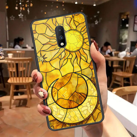 OnePlus 7 Cover - Celestial Starry Universe Series - HQ Ultra Shine Premium Infinity Glass Soft Silicon Borders Case