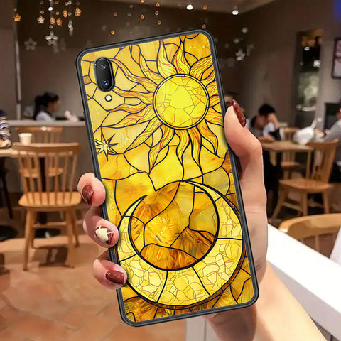 Vivo V11 Pro Cover - Celestial Starry Universe Series - HQ Ultra Shine Premium Infinity Glass Soft Silicon Borders Case