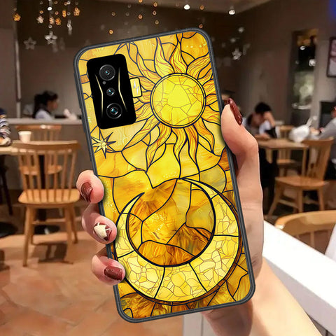Xiaomi Poco F4 GT Cover - Celestial Starry Universe Series - HQ Ultra Shine Premium Infinity Glass Soft Silicon Borders Case