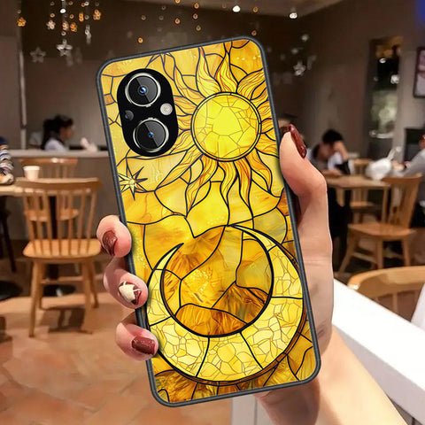 Oppo Reno 7Z 5G Cover - Celestial Starry Universe Series - HQ Ultra Shine Premium Infinity Glass Soft Silicon Borders Case