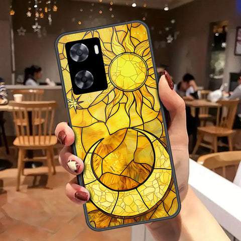 Oppo A57 4G 2022 Cover - Celestial Starry Universe Series - HQ Ultra Shine Premium Infinity Glass Soft Silicon Borders Case