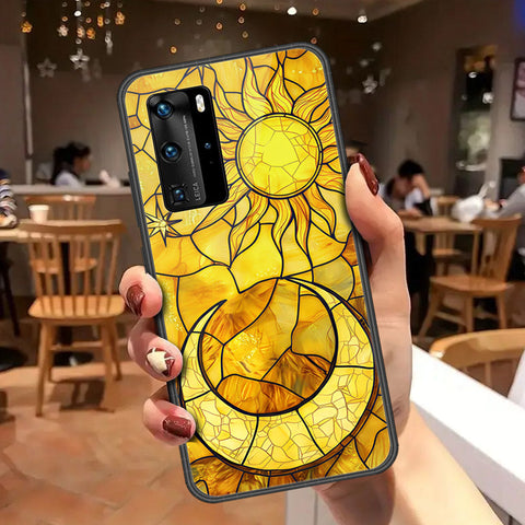 Huawei P40 Pro Cover - Celestial Starry Universe Series - HQ Ultra Shine Premium Infinity Glass Soft Silicon Borders Case