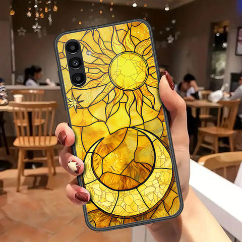 Samsung Galaxy A04s Cover - Celestial Starry Universe Series - HQ Ultra Shine Premium Infinity Glass Soft Silicon Borders Case