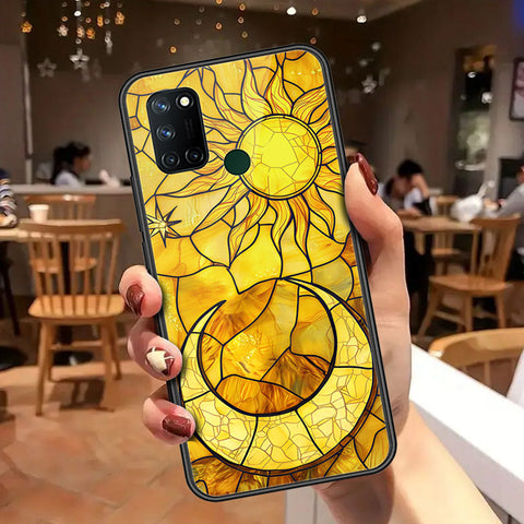 Realme C17 Cover - Celestial Starry Universe Series - HQ Ultra Shine Premium Infinity Glass Soft Silicon Borders Case