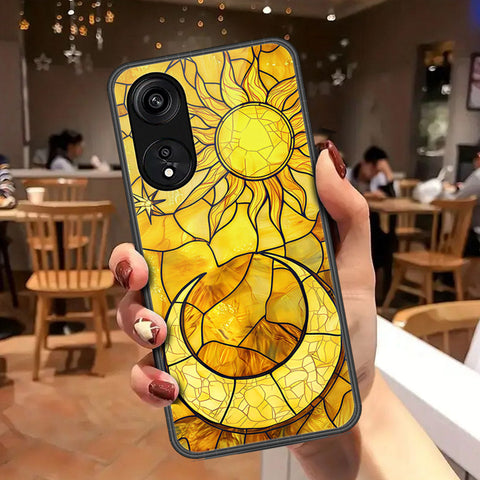 Oppo Reno 8T 5G Cover - Celestial Starry Universe Series - HQ Ultra Shine Premium Infinity Glass Soft Silicon Borders Case