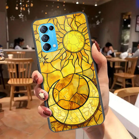 Oppo Reno 5 4G Cover - Celestial Starry Universe Series - HQ Ultra Shine Premium Infinity Glass Soft Silicon Borders Case