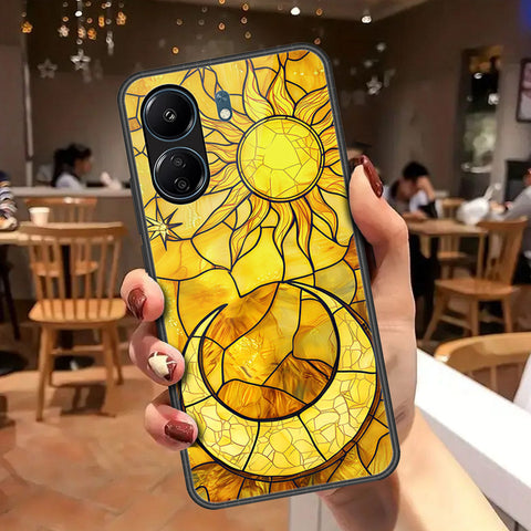 Xiaomi Redmi 13C Cover - Celestial Starry Universe Series - HQ Ultra Shine Premium Infinity Glass Soft Silicon Borders Case