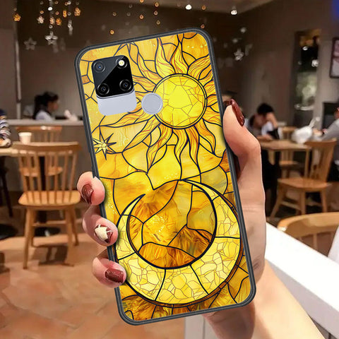 Realme C12 Cover - Celestial Starry Universe Series - HQ Ultra Shine Premium Infinity Glass Soft Silicon Borders Case
