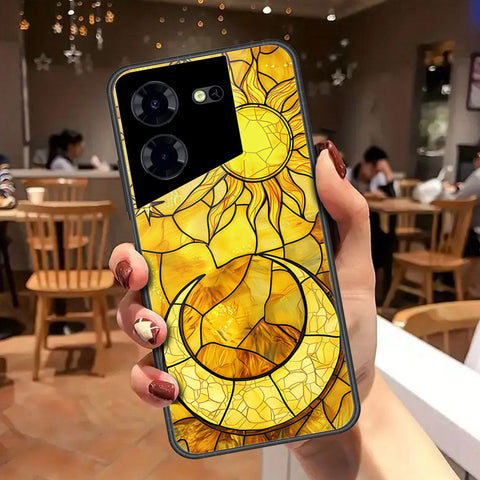 Tecno Pova 5 Pro Cover - Celestial Starry Universe Series - HQ Ultra Shine Premium Infinity Glass Soft Silicon Borders Case