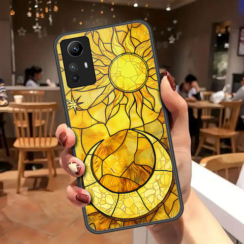 Xiaomi Redmi Note 12 4G Cover - Celestial Starry Universe Series - HQ Ultra Shine Premium Infinity Glass Soft Silicon Borders Case