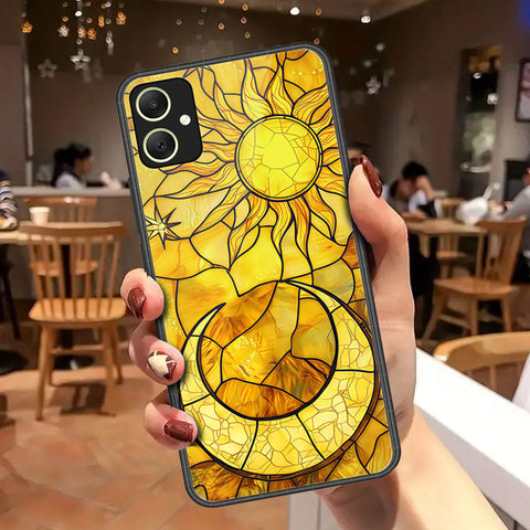 Samsung Galaxy A05 Cover - Celestial Starry Universe Series - HQ Ultra Shine Premium Infinity Glass Soft Silicon Borders Case