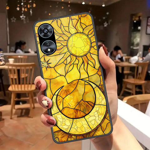 Oppo A78 4G Cover - Celestial Starry Universe Series - HQ Ultra Shine Premium Infinity Glass Soft Silicon Borders Case