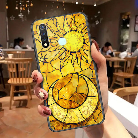 Vivo Y19 Cover - Celestial Starry Universe Series - HQ Ultra Shine Premium Infinity Glass Soft Silicon Borders Case