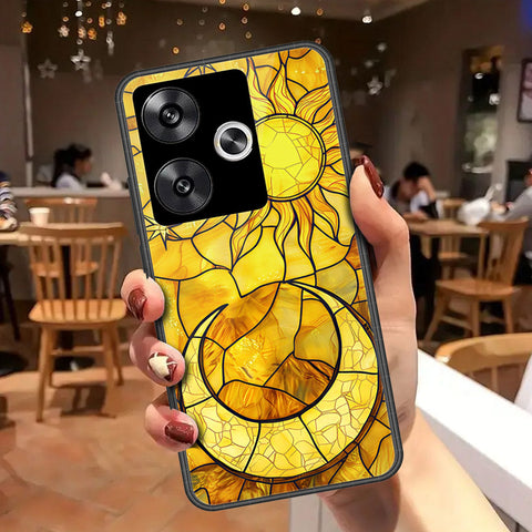 Xiaomi Poco F6 Cover - Celestial Starry Universe Series - HQ Ultra Shine Premium Infinity Glass Soft Silicon Borders Case