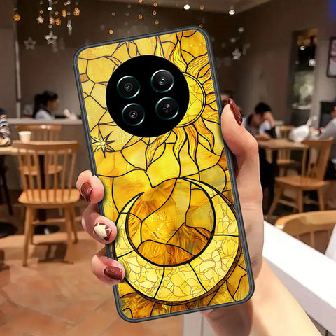 Realme 12 PlusCover - Celestial Starry Universe Series - HQ Ultra Shine Premium Infinity Glass Soft Silicon Borders Case