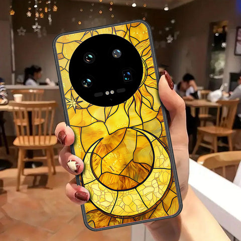 Xiaomi 14 Ultra Cover - Celestial Starry Universe Series - HQ Ultra Shine Premium Infinity Glass Soft Silicon Borders Case