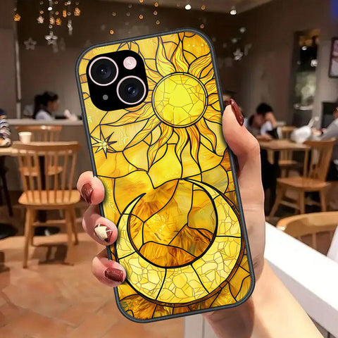 iPhone 15 Plus Cover - Celestial Starry Universe Series - HQ Ultra Shine Premium Infinity Glass Soft Silicon Borders Case