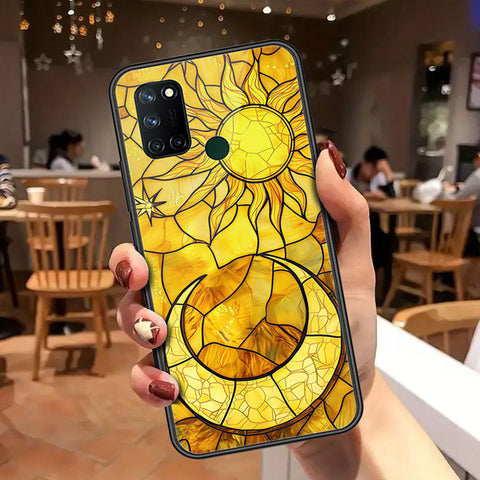 Realme 7i Cover - Celestial Starry Universe Series - HQ Ultra Shine Premium Infinity Glass Soft Silicon Borders Case