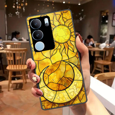 Vivo V29 Pro Cover - Celestial Starry Universe Series - HQ Ultra Shine Premium Infinity Glass Soft Silicon Borders Case