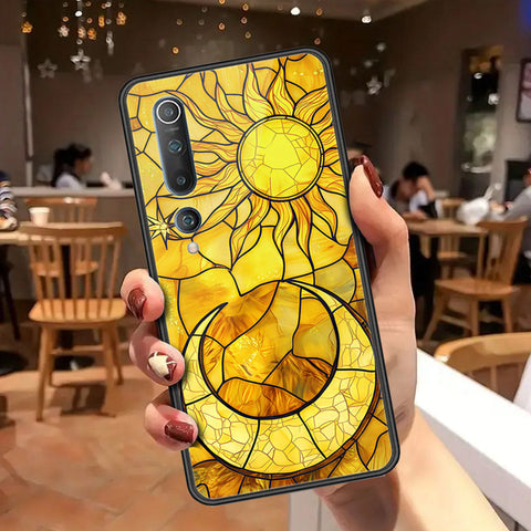 Xiaomi Mi 10 Cover - Celestial Starry Universe Series - HQ Ultra Shine Premium Infinity Glass Soft Silicon Borders Case