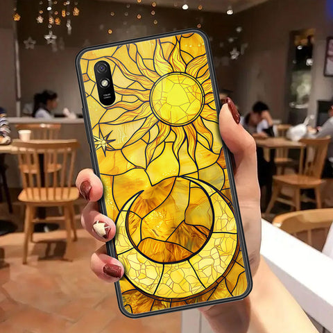 Xiaomi Redmi 9A Cover - Celestial Starry Universe Series - HQ Ultra Shine Premium Infinity Glass Soft Silicon Borders Case