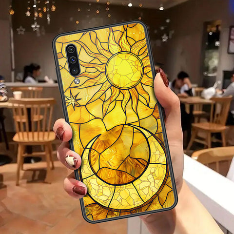 Samsung Galaxy A30s Cover - Celestial Starry Universe Series - HQ Ultra Shine Premium Infinity Glass Soft Silicon Borders Case