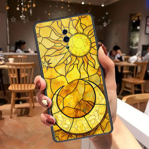 Oppo Reno Cover - Celestial Starry Universe Series - HQ Ultra Shine Premium Infinity Glass Soft Silicon Borders Case