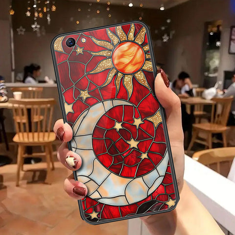 Oppo F3 Plus Cover - Celestial Starry Universe Series - HQ Ultra Shine Premium Infinity Glass Soft Silicon Borders Case