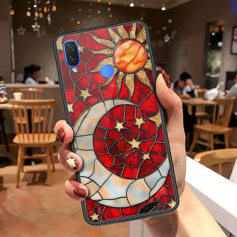 Huawei Y7 Prime 2019 / Y7 2019 / Y7 Pro 2019 Cover - Celestial Starry Universe Series - HQ Ultra Shine Premium Infinity Glass Soft Silicon Borders Case