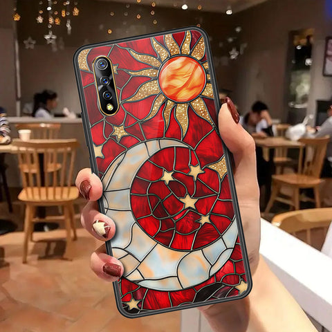Vivo S1 Cover - Celestial Starry Universe Series - HQ Ultra Shine Premium Infinity Glass Soft Silicon Borders Case