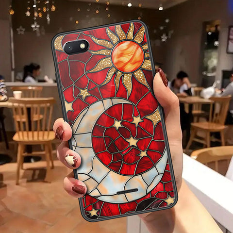Xiaomi Redmi 6A Cover - Celestial Starry Universe Series - HQ Ultra Shine Premium Infinity Glass Soft Silicon Borders Case