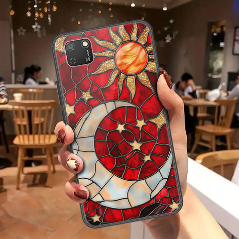 Huawei Y5p Cover - Celestial Starry Universe Series - HQ Ultra Shine Premium Infinity Glass Soft Silicon Borders Case