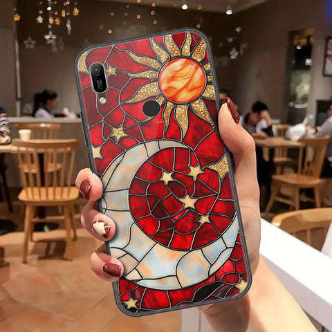 Huawei Y6 2019 / Y6 Prime 2019 Cover - Celestial Starry Universe Series - HQ Ultra Shine Premium Infinity Glass Soft Silicon Borders Case