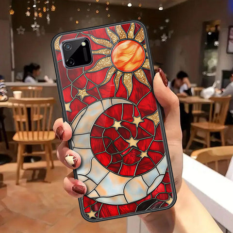 Realme C11 Cover - Celestial Starry Universe Series - HQ Ultra Shine Premium Infinity Glass Soft Silicon Borders Case