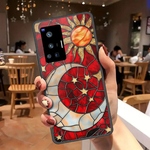 Vivo X70 Pro Cover - Celestial Starry Universe Series - HQ Ultra Shine Premium Infinity Glass Soft Silicon Borders Case