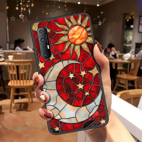 Oppo Reno 3 Pro Cover - Celestial Starry Universe Series - HQ Ultra Shine Premium Infinity Glass Soft Silicon Borders Case