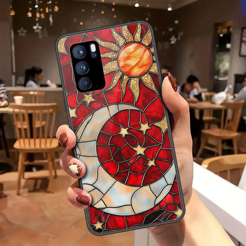Oppo Reno 6 Pro 5G Cover - Celestial Starry Universe Series - HQ Ultra Shine Premium Infinity Glass Soft Silicon Borders Case