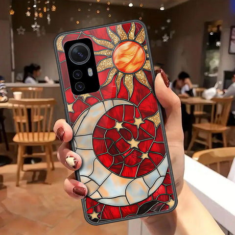 Xiaomi 12 Pro Cover - Celestial Starry Universe Series - HQ Ultra Shine Premium Infinity Glass Soft Silicon Borders Case