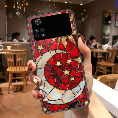 Xiaomi Poco M4 Pro Cover - Celestial Starry Universe Series - HQ Ultra Shine Premium Infinity Glass Soft Silicon Borders Case