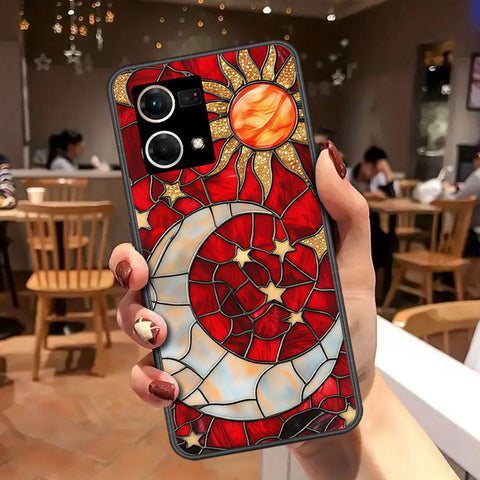 Oppo F21 Pro 4G Cover - Celestial Starry Universe Series - HQ Ultra Shine Premium Infinity Glass Soft Silicon Borders Case