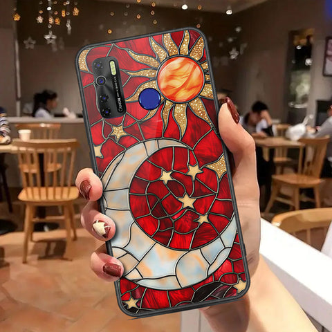 Tecno Camon 15 Cover - Celestial Starry Universe Series - HQ Ultra Shine Premium Infinity Glass Soft Silicon Borders Case