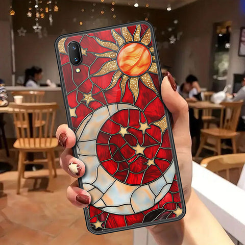 Vivo V11 Pro Cover - Celestial Starry Universe Series - HQ Ultra Shine Premium Infinity Glass Soft Silicon Borders Case
