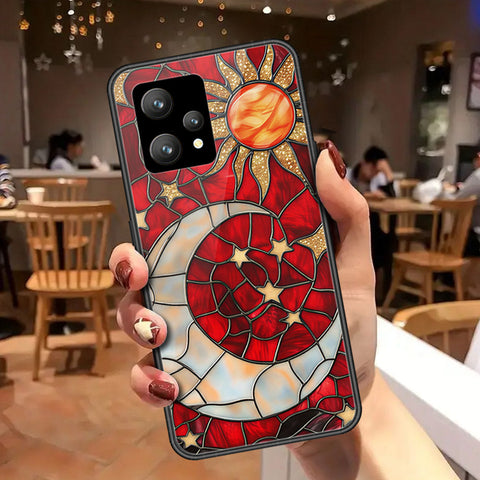 Realme 9 4G Cover - Celestial Starry Universe Series - HQ Ultra Shine Premium Infinity Glass Soft Silicon Borders Case