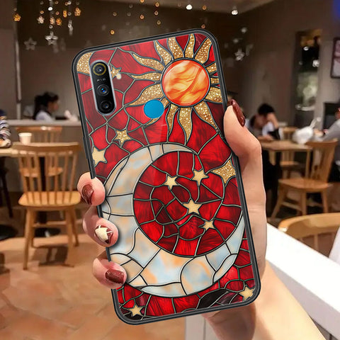 Realme 6i Cover - Celestial Starry Universe Series - HQ Ultra Shine Premium Infinity Glass Soft Silicon Borders Case
