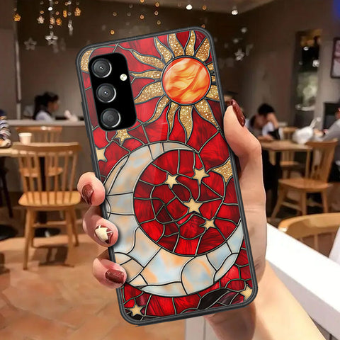 Samsung Galaxy A14 5G Cover - Celestial Starry Universe Series - HQ Ultra Shine Premium Infinity Glass Soft Silicon Borders Case