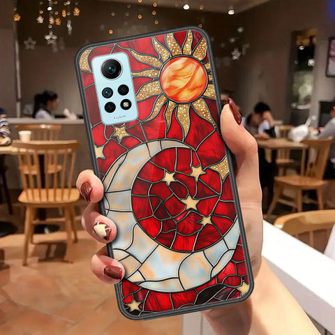 Xiaomi Redmi Note 12 Pro 4G Cover - Celestial Starry Universe Series - HQ Ultra Shine Premium Infinity Glass Soft Silicon Borders Case